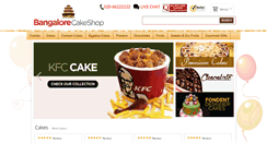 Desktop Screenshot of bangalorecakeshop.com